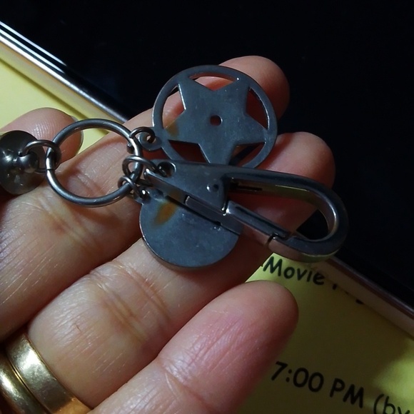 Dior Noverty Pink and Blue Keychain Charm - Picture 3 of 3